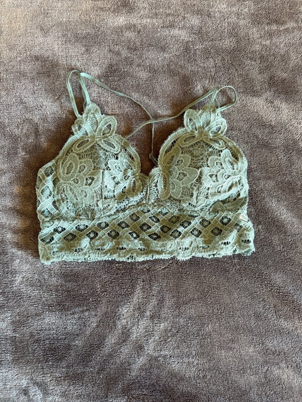 NWOT Anemone Bralette Sage Size Large L